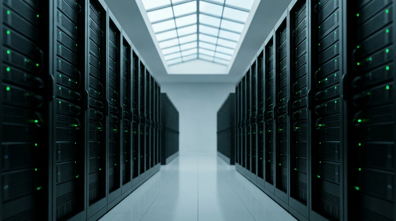 KernelVPS datacenter cold aisle
